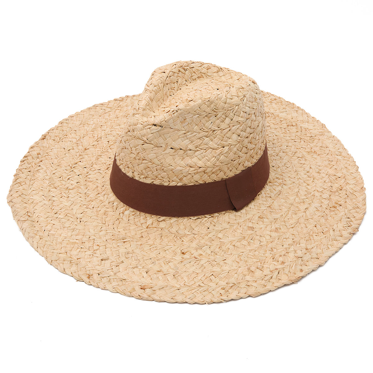 Femme Homme Chapeau De Paille Panama Chapeau Été Large Bord