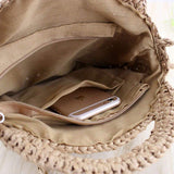 Sac Rond Paille <br>Besace