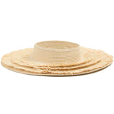 Chapeau de Paille Ouvert Aéré — Chapeau de Paille Ouvert pour Femme