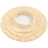 Chapeau de Paille Ouvert Aéré — Chapeau de Paille Ouvert pour Femme