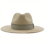 Chapeau-de-Paille-Avec-Ruban-Naturelle