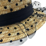 Chapeau de Paille Avec Voile