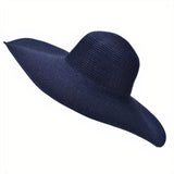 Chapeau-de-Paille-Capeline-Bleu-Marine