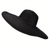 Chapeau-de-Paille-Capeline-Noir
