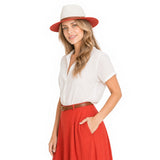 Chapeau-de-Paille-Chic-Classe-Blanc-et-Rouge-3