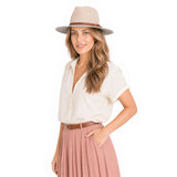 Chapeau-de-Paille-Chic-Classe-Rose-et-Gris-3