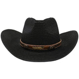 Chapeau-de-Paille-Cowboy-Noir