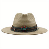 Chapeau-de-Paille-Femme-Boheme-Beige