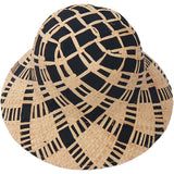 Chapeau-de-Paille-Forme-Cloche-Noir-4