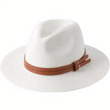 Chapeau de Paille Mode Homme — Chapeau de Paille Clair Homme