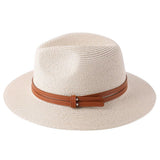 Chapeau de Paille Mode Homme — Chapeau de Paille Basique Panama