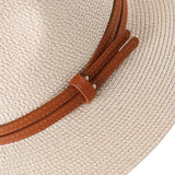 Chapeau de Paille Mode Homme — Chapeau de Paille Basique Panama