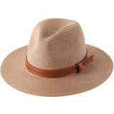Chapeau de Paille Mode Homme — Chapeau de Paille Beige Homme