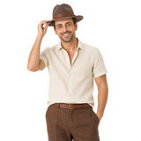 Chapeau-de-Paille-Mode-Homme-Marron-4