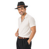 Chapeau-de-Paille-Mode-Homme-Noir-5