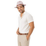 Chapeau-de-Paille-Mode-Homme-Rose-5