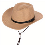 Chapeau-de-Paille-Paysan-pour-Homme-Camel