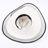 Chapeau de Paille Pliable pour Femme — Chapeau de Paille Blanc pour Femme
