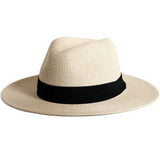 Chapeau-de-Paille-Pour-Homme-Beige