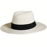 Chapeau-de-Paille-Pour-Homme-Ivoire