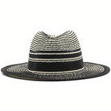 Chapeau de Paille <br>Blanc et Noir