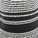 Chapeau de Paille <br>Blanc et Noir