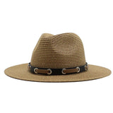 Chapeau de Paille <br>et Cuir Panama