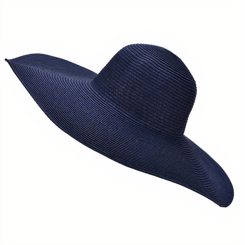 Chapeau de Paille Bleu Marine